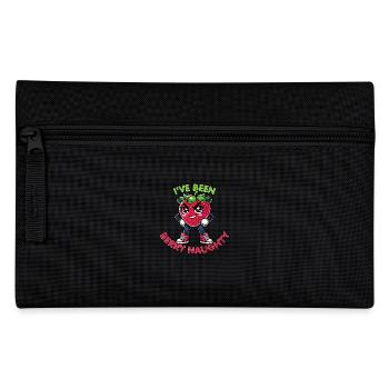 Beere Freche Erdbeere Lustiges & Freches Wortspiel Design - Federtasche - Schwarz - Vorne