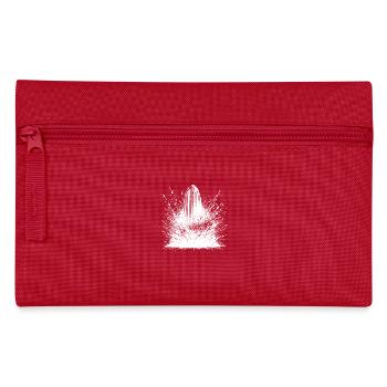 Skyscrapers in Energy Chaos Style Explosion - Pencil Case - red - Front
