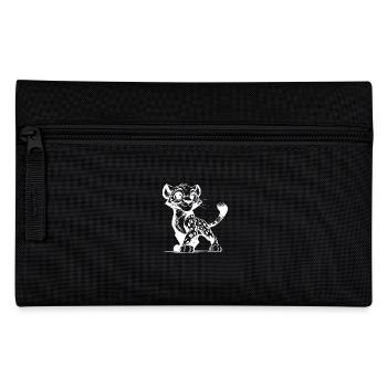 Big cats baby child with heart and imagination - Pencil Case - black - Front