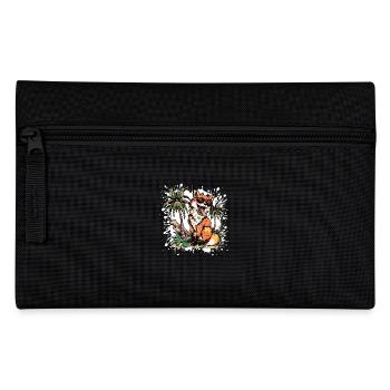 Fuchs Insel Palme - Federtasche - Schwarz - Vorne