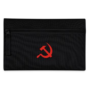 hammer and sickle / soviet union / russia - Federtasche - Schwarz - Vorne