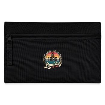 Geburtstagsgeschenk 1996 Jahrgang 1996 Retro 1996 - Federtasche - Schwarz - Vorne