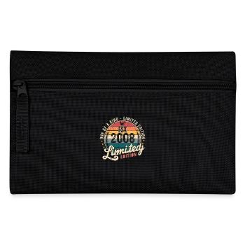 Birthday Gift 2008 Vintage 2008 Retro 2008 - Pencil Case - black - Front