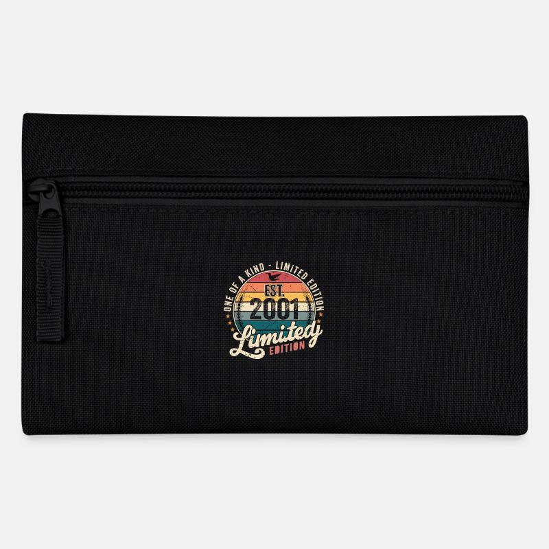 Geburtstagsgeschenk 2001 Jahrgang 2001 Retro 2001 - Federtasche - Schwarz