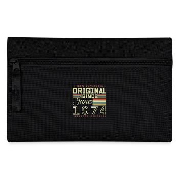 Geschenk Anniversaire Juin 1974, Geschenk Juni 1974 - Federtasche - Schwarz - Vorne