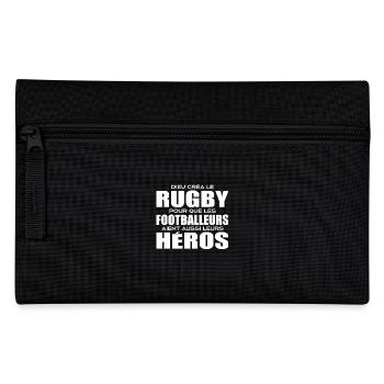 Rugby, rugby sport, rugby humour, rugby - Pencil Case - black - Front