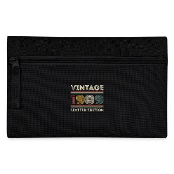 1989 Birthday 1989 Retro 1989 Gift 1989 - Pencil Case - black - Front