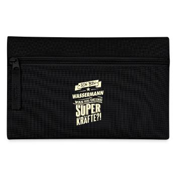 Superkräfte Wassermann Rahmenlos Sternzeichen Ge - Federtasche - Schwarz - Vorne