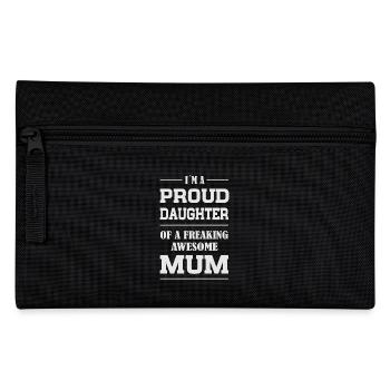 PROUD DAUGHTER OF A MUM - Federtasche - Schwarz - Vorne