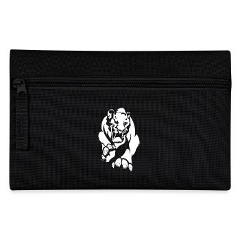 single eye lion - Pencil Case - black - Front