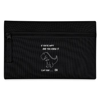 If you happy and you know it clap your OH - Pencil Case - black - Front