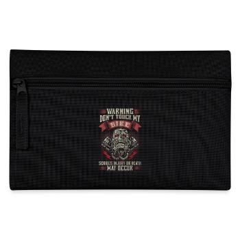 Don't touch my bike - EN - Pencil Case - black - Front