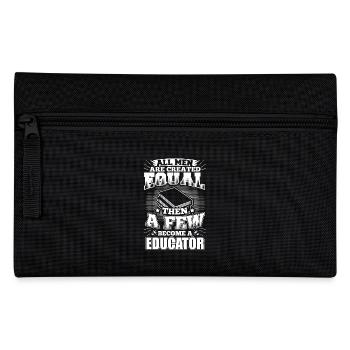 Drôle éducateur Education shirt tous les hommes égaux - Trousse - noir - Devant