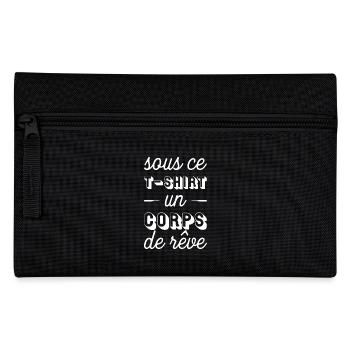 corps de rêve t-shirt cadeau - Trousse - noir - Devant