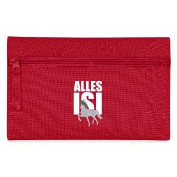 ALLES ISI - Federtasche - Rot - Vorne