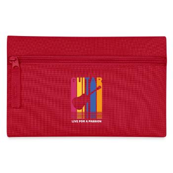 live for a passion guitar - Pencil Case - red - Front
