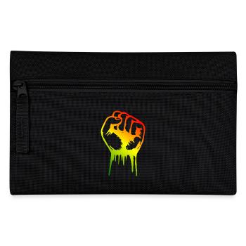 Fist reggae - Pencil Case - black - Front