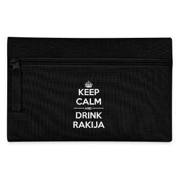 Drinks Keep calm Rakija - Pencil Case - black - Front