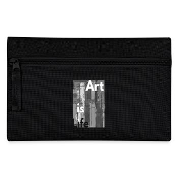 Art is life art picture - Pencil Case - black - Front