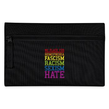 no place for - Pencil Case - black - Front