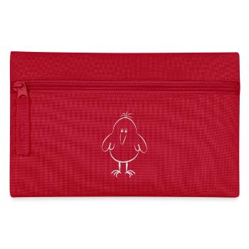 Kleiner Spatz - Federtasche - Rot - Vorne