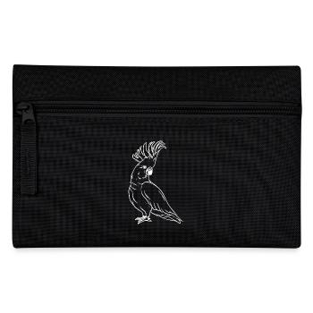 Cockatoo Portrait Bird Drawing - Pencil Case - black - Front