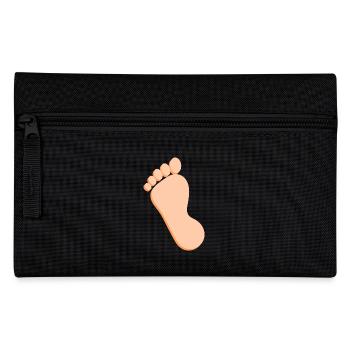 Foot Feet Foot Care Podiatry Gift Gift Idea - Pencil Case - black - Front