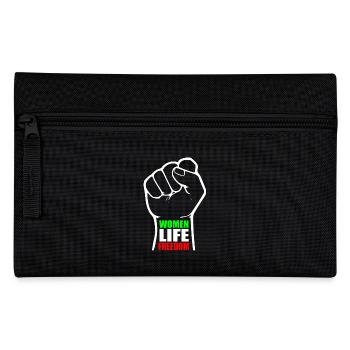 Women life freedom - Pencil Case - black - Front