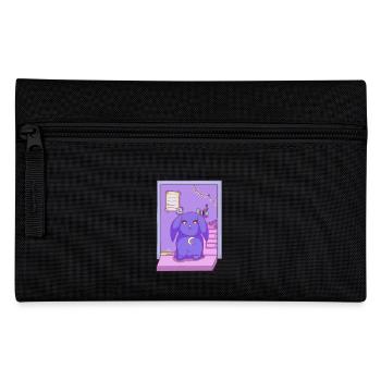 Lofi Vibe Bun - Pencil Case - black - Front