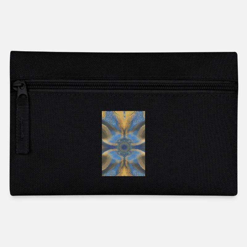 Formen und Muster - Federtasche - Schwarz