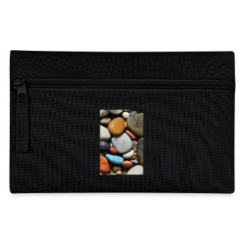 Pierres colorées - Trousse - noir - Devant
