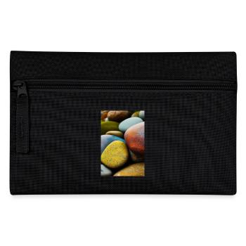 Pierres colorées - Trousse - noir - Devant