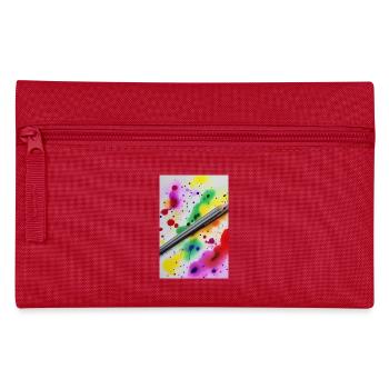 Éclaboussures de peinture - Trousse - rouge - Devant