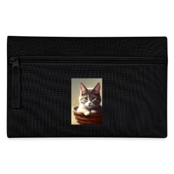 Cute baby cat - Pencil Case - black - Front