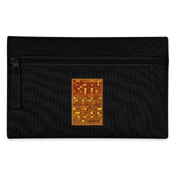 Motif vintage - Trousse - noir - Devant