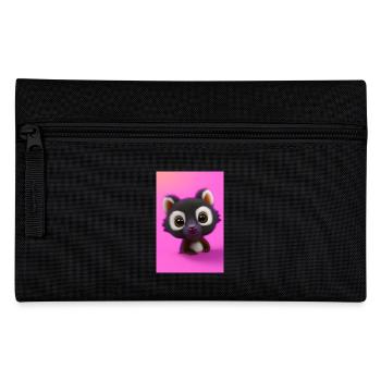 Lemur Affe - Federtasche - Schwarz - Vorne