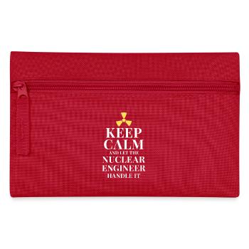 Keep calm and let the nuclear engineer handle it - Federtasche - Rot - Vorne