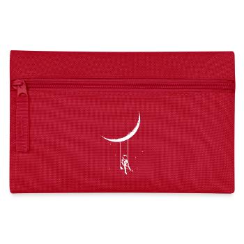 Astronaut se balance sous le style street art de Moond - Trousse - rouge - Devant