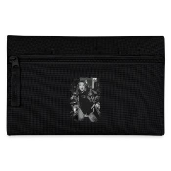 Vintage Foto Fuck you Woman - Federtasche - Schwarz - Vorne
