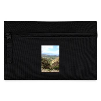 Montagnes de montagne Paysage de montagne Poster - Trousse - noir - Devant