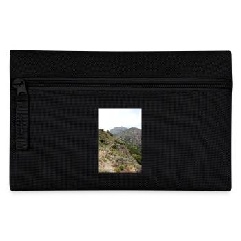 Montagnes de montagne Paysage de montagne Poster - Trousse - noir - Devant