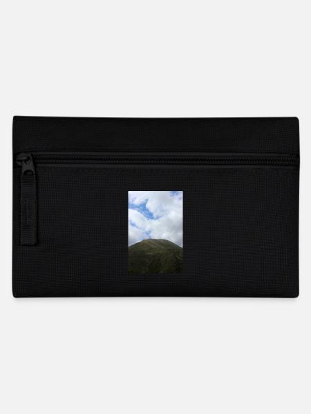 Berg Berge Berglandschaft Poster - Federtasche - Schwarz