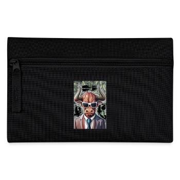 Bull Buisness - Pencil Case - black - Front
