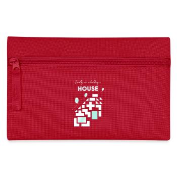 building a house - Pencil Case - red - Front