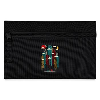 Abstract moderne - Urban modern colorful building - Pencil Case - black - Front