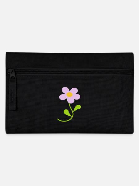 Blume pastell Blume Blumen pastell Blumen flieder - Federtasche - Schwarz