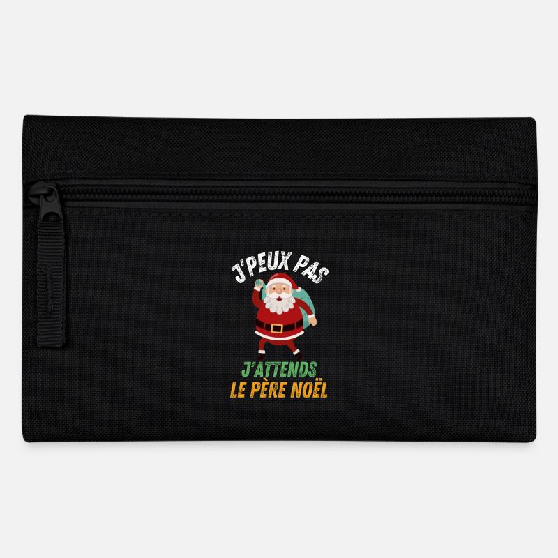 J'Peux Pas J'attends Le Père Noël Joyeux Noel - Trousse - noir