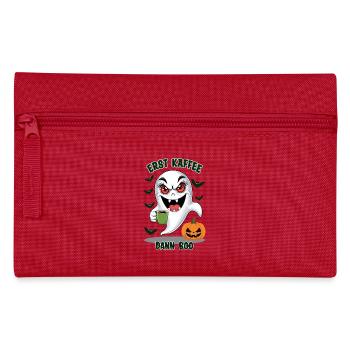 Evil spirit with coffee - Pencil Case - red - Front