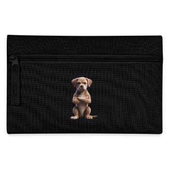 Hund grimmig 3 - Federtasche - Schwarz - Vorne