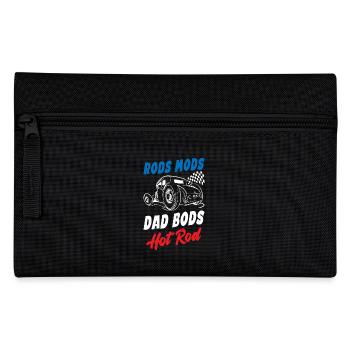 Rods Mods Dad Bods Funny Hot Rod - Federtasche - Schwarz - Vorne